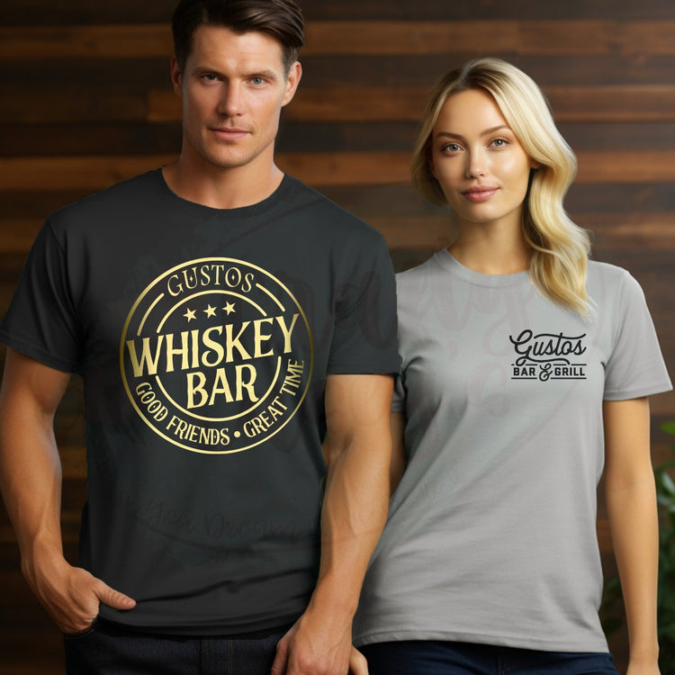 Gustos Bar & Grill Custom Tee's