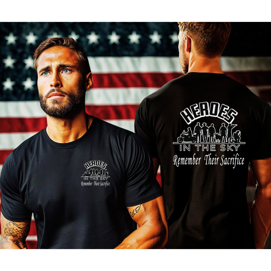 Heroes In The Sky Remember Their Sacrifice T-shirt