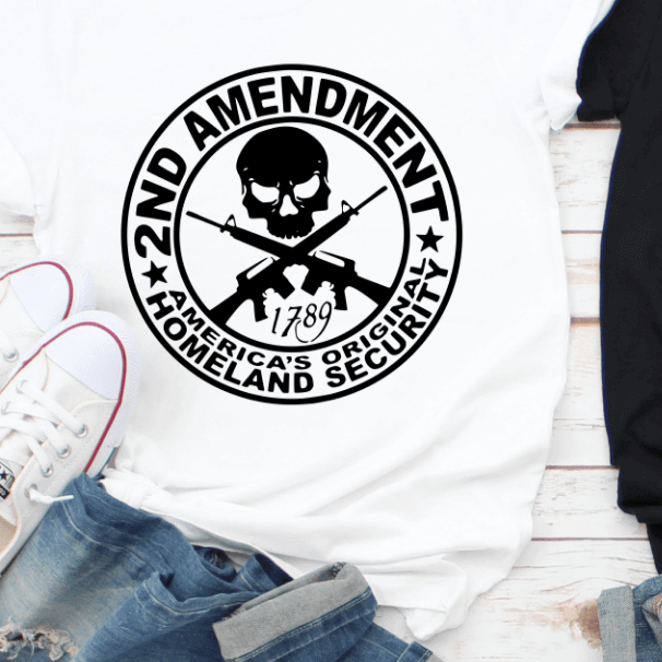 2nd Amendment American Security Homeland Security- Patriotic- Tee