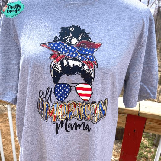 All American Mama- t-shirt