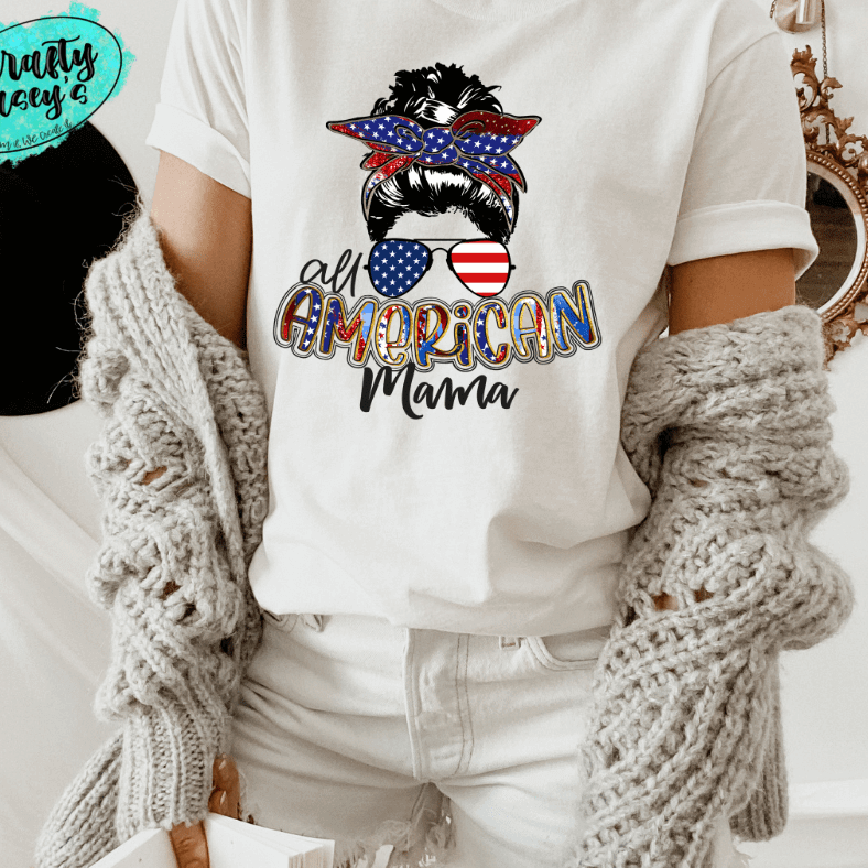 All American Mama- t-shirt