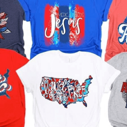 America White Rainbow-Vintage-Patriotic-T-shirt