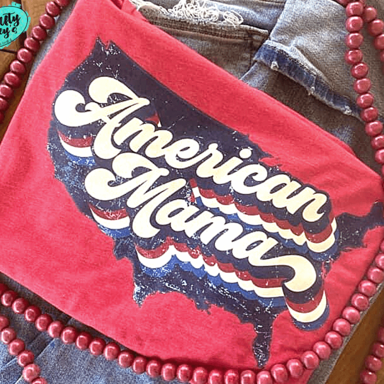 American Mama Vintage U.S -T-shirts
