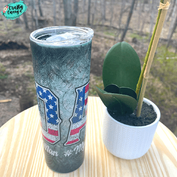 Dad The Myth The Legend Flag Tumbler