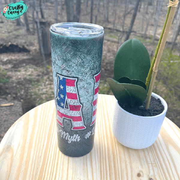 Dad The Myth The Legend Flag Tumbler