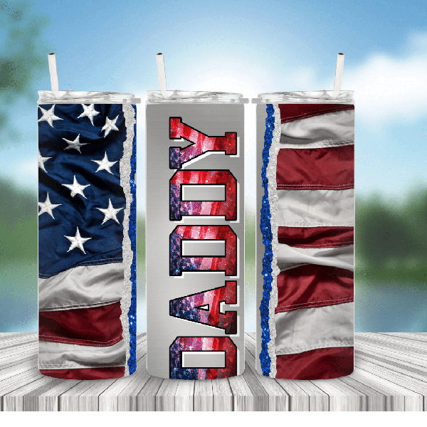 Dad The Myth The Legend Flag Tumbler Crafty Casey's