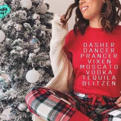 Buzzed Reindeers:T-shirts & Long Sleeve Crafty Casey's