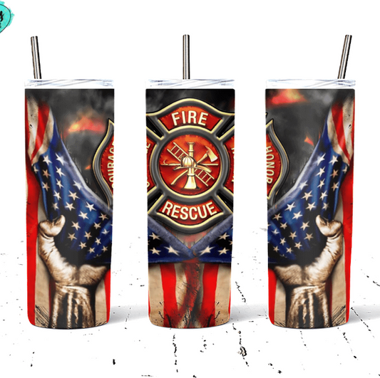 Fire & Rescue U.S. Flag Tumbler