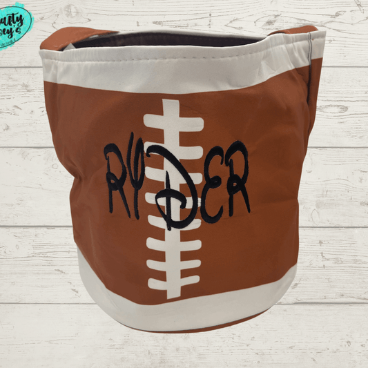 Football Easter Basket's-Personalized-Embroidered