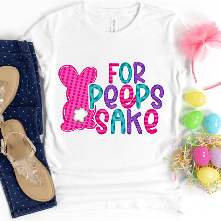 For Peeps Sake's Hot Pink Easter Sublimation Transfers Crafty Casey's