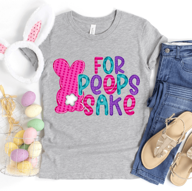 For Peeps Sake's Hot Pink Easter Sublimation Transfers Crafty Casey's