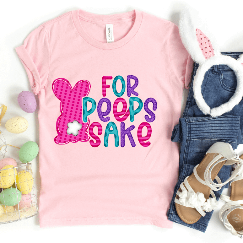For Peeps Sake's Hot Pink Easter Sublimation Transfers Crafty Casey's