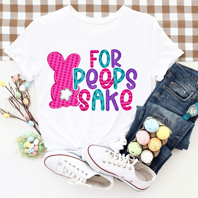For Peeps Sake's Hot Pink Easter Sublimation Transfers Crafty Casey's