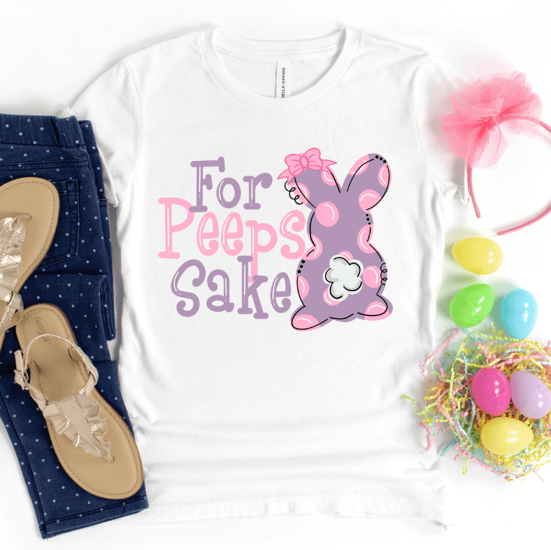 For Peeps Sake's Pastel Easter Bunny Sublimation Transfers