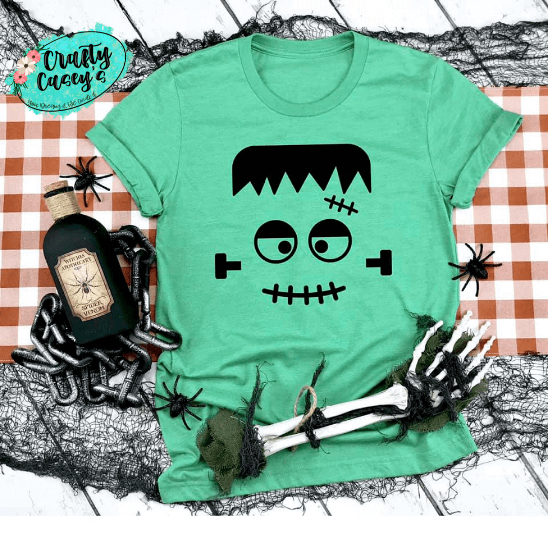 Frankenstein Halloween Fall Costume Tee Crafty Casey's