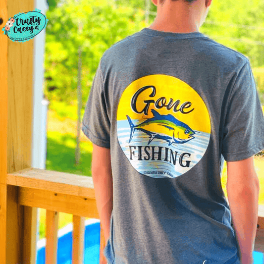 Gone Fishing Men's Unisex Tee