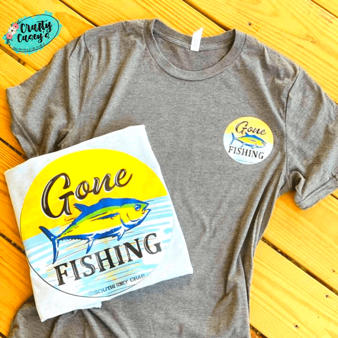 Gone Fishing Men's Unisex Tee