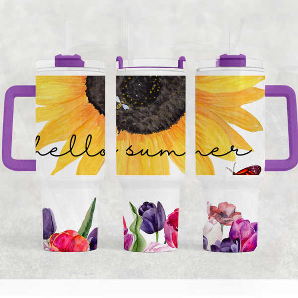 Hello Summer 40 oz. Tumbler