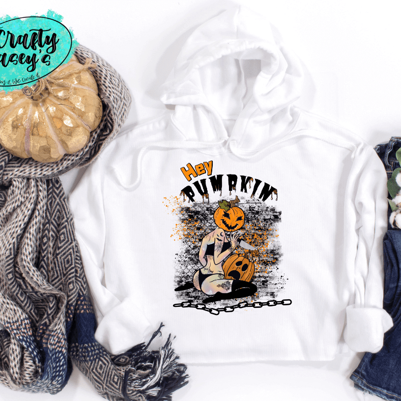 Hey Pumpkin Funny Halloween -T-shirts Crafty Casey's