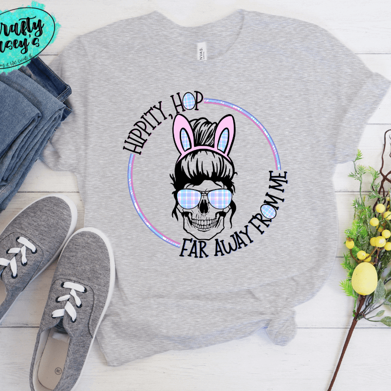 Hippity Hop Long Way From Home - Light Mom Bunn -Sublimation Transfers Crafty Casey's