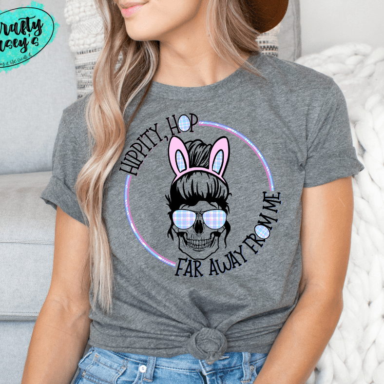 Hippity Hop Long Way From Home - Light Mom Bunn -Sublimation Transfers Crafty Casey's