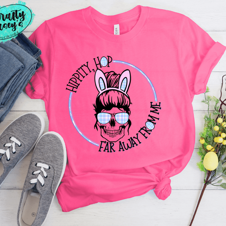 Hippity Hop Long Way From Home - Light Mom Bunn -Sublimation Transfers Crafty Casey's