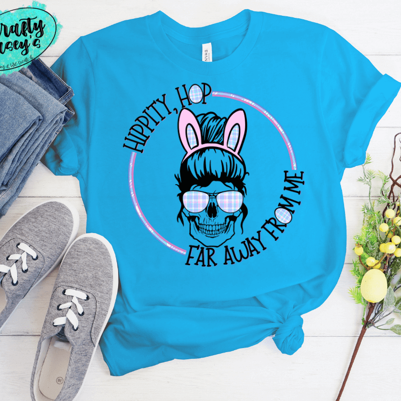 Hippity Hop Long Way From Home - Light Mom Bunn -Sublimation Transfers Crafty Casey's