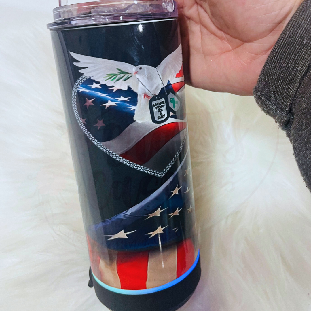 Hope For 22 A Day 4 In 1 Speaker Tumbler