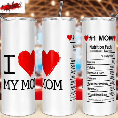 I Love You Mom-Stainless Steel Tumbler