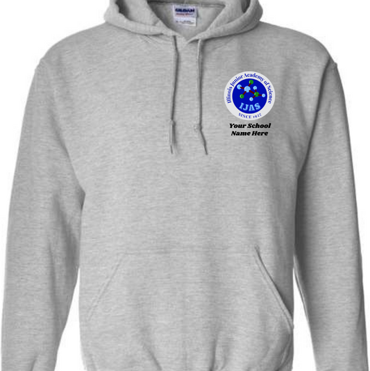 Illinois Junior Academy Of Science Left Chest Logo Hoodie