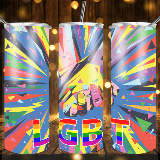 LGBTQ Collide A Scope -Drink Tumbler