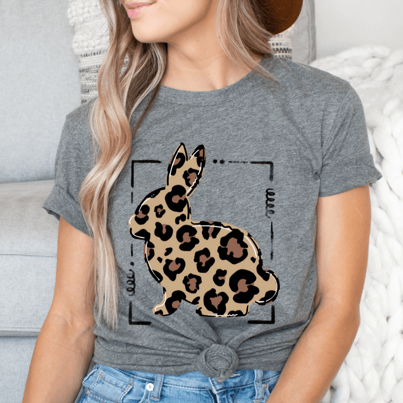 Leopard Easter Bunny -Sublimation Transfers Crafty Casey's