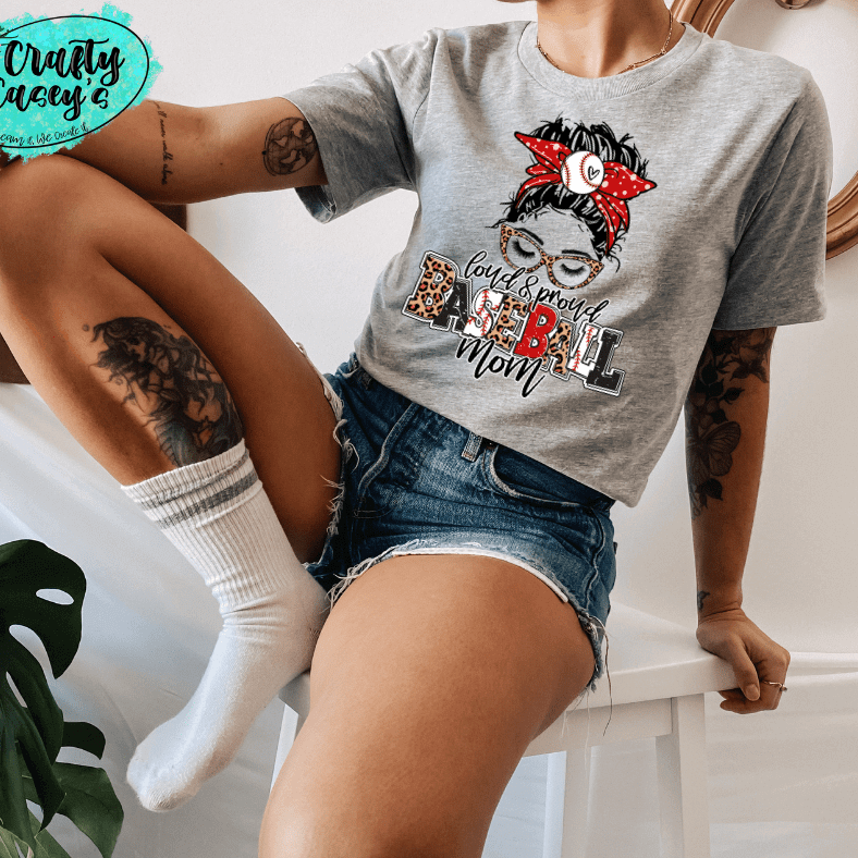 Loud & Proud Baseball Mom Bunn Unisex Tee