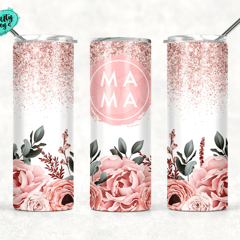 MAMA Rose Gold Tumbler-Mother's Day Tumbler
