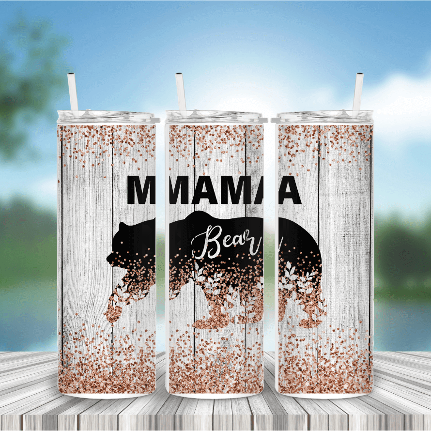 Mama Bear UV -Drink Tumbler – Crafty Casey's