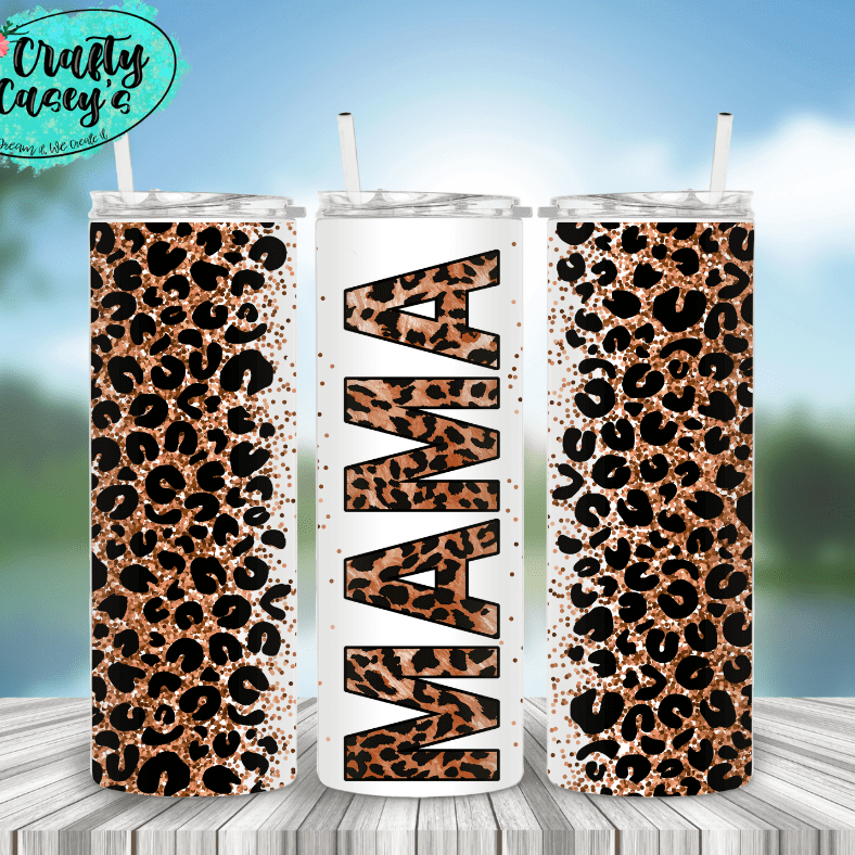 Mama Leopard Drink Tumbler