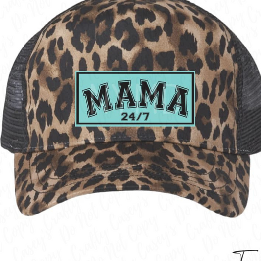 Mama Leopard Fashion Trucker Cap