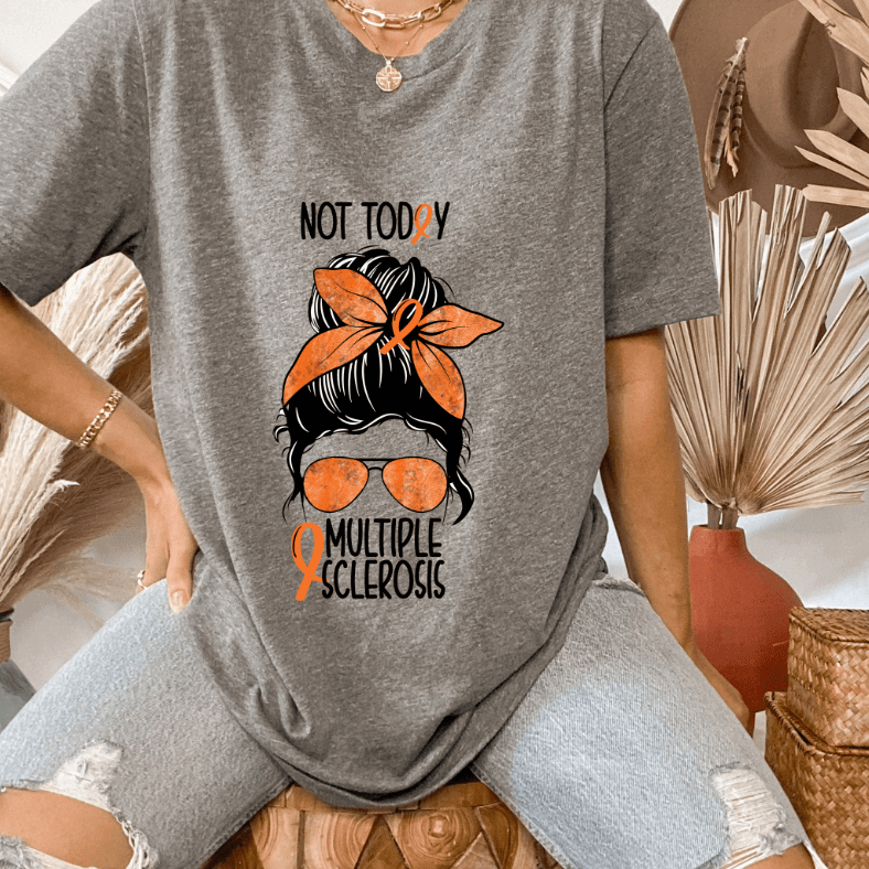 Multiple Sclerosis Mom Bunn Awareness Unisex Tee Crafty Casey's