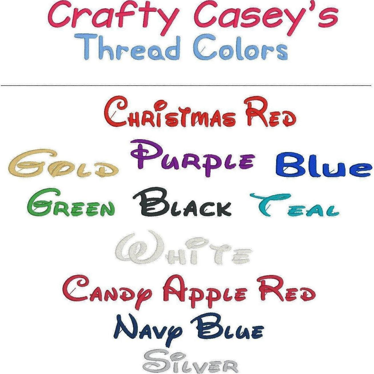 Crafty Casey's Christmas Santa Sacks North Pole Express Special Checked-Sack-Personalized-Embroidered-Gift Wrapping