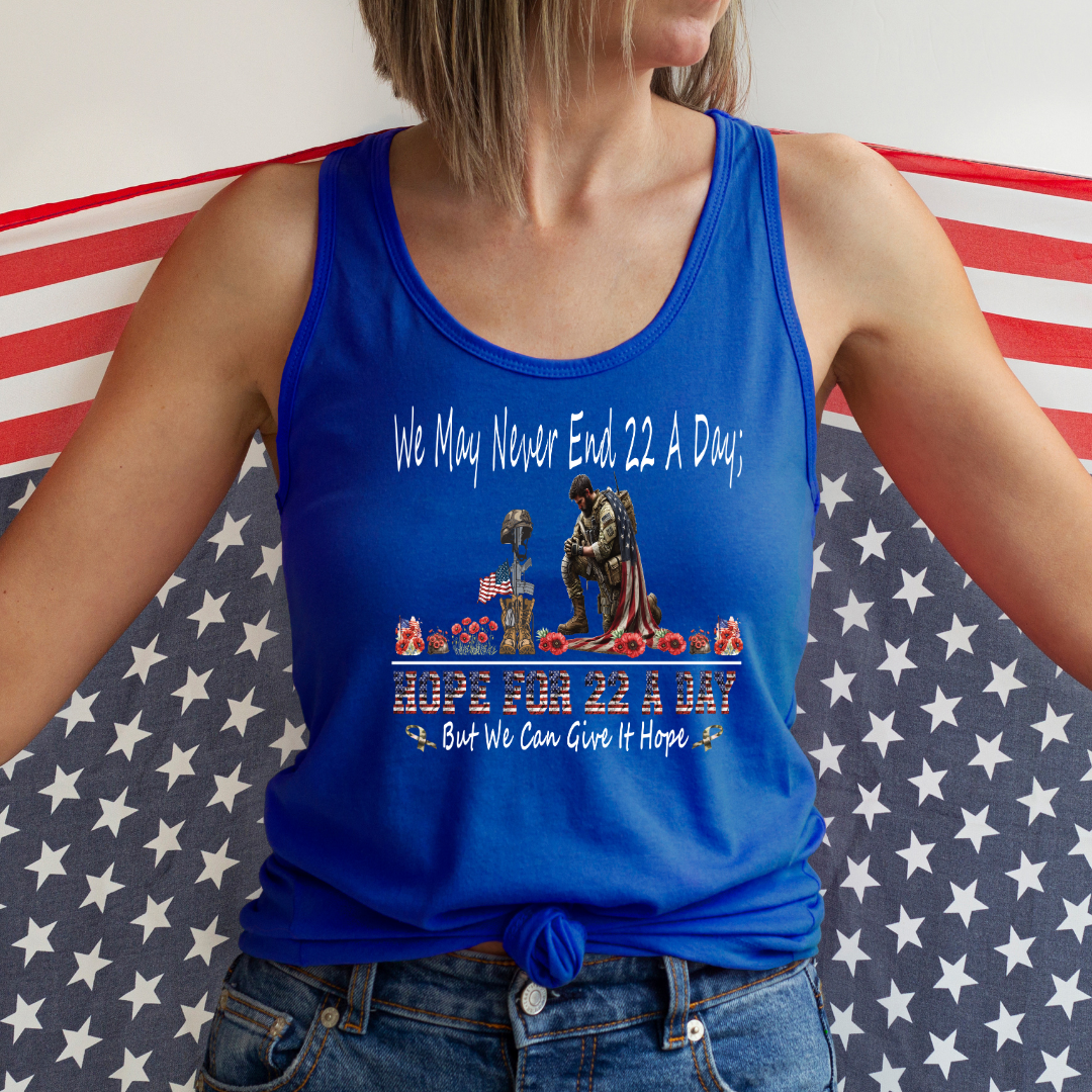 Official- Hope For 22 A Day Tank Racerback Tank - 8430