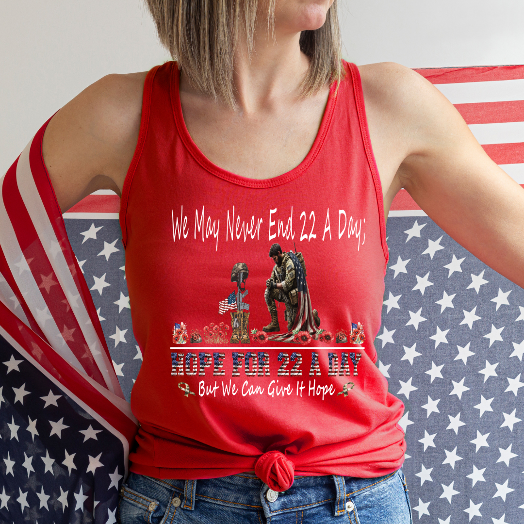 Official- Hope For 22 A Day Tank Racerback Tank - 8430