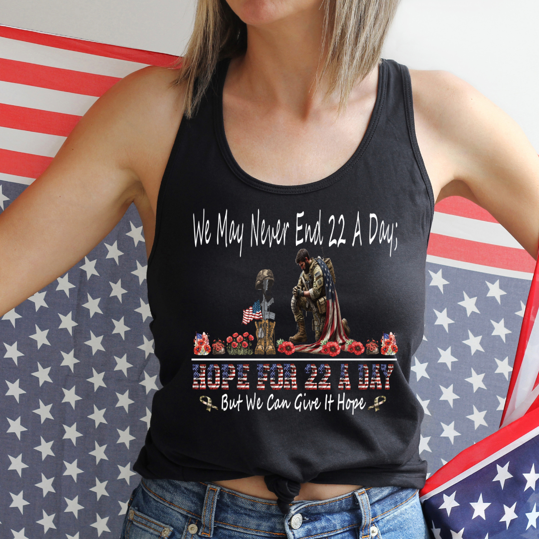Official- Hope For 22 A Day Tank Racerback Tank - 8430