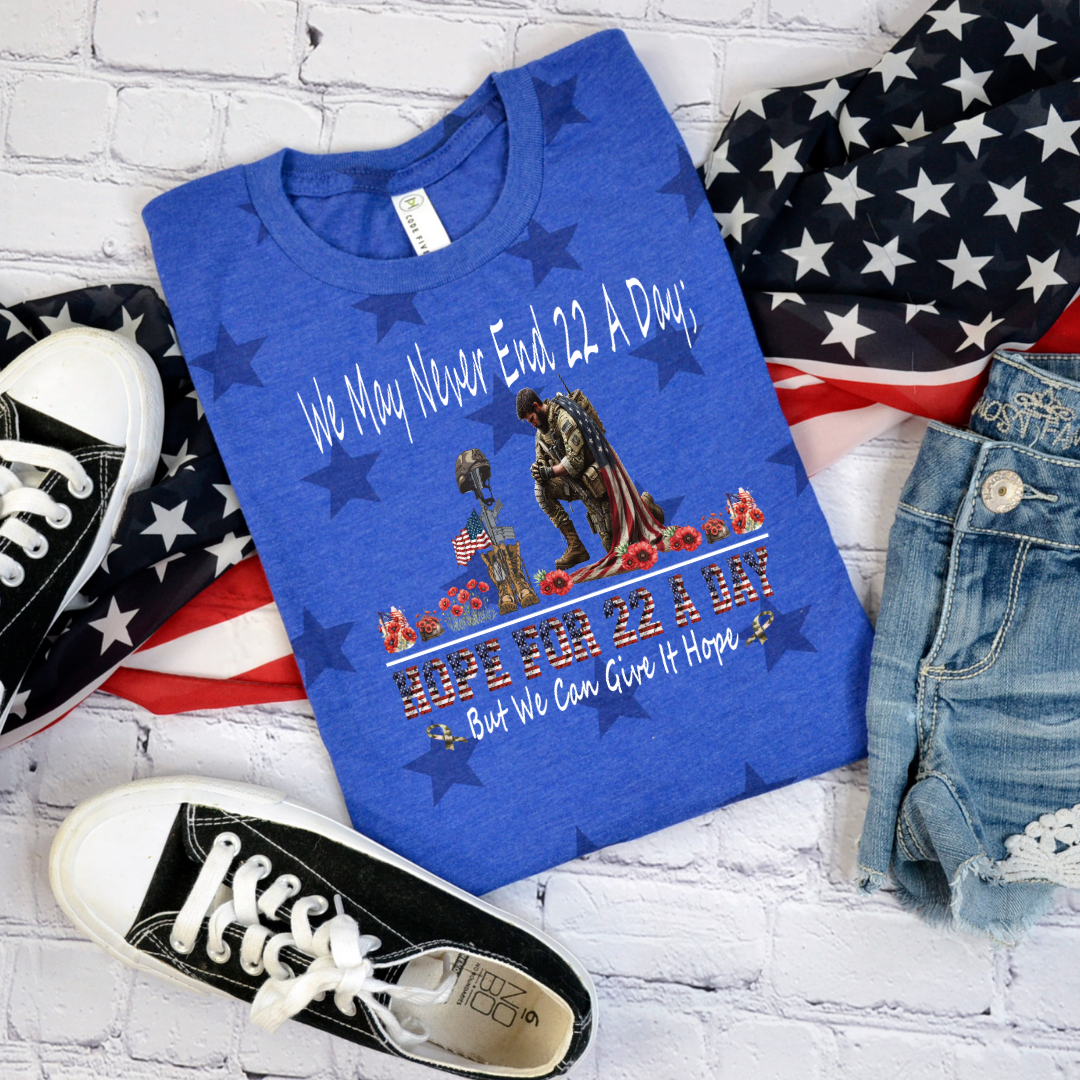 Official- Hope For 22 A Day Tee -Unisex