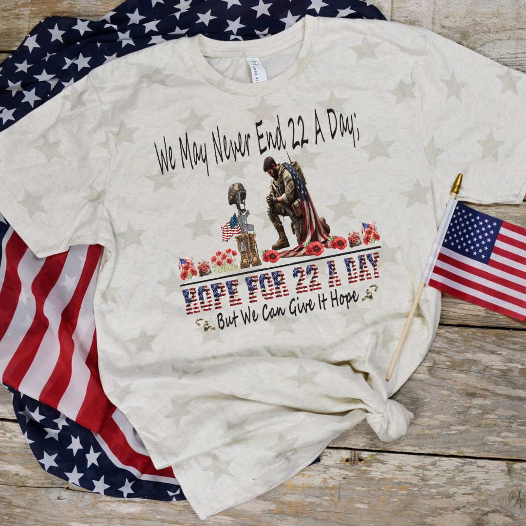 Official- Hope For 22 A Day Tee -Unisex