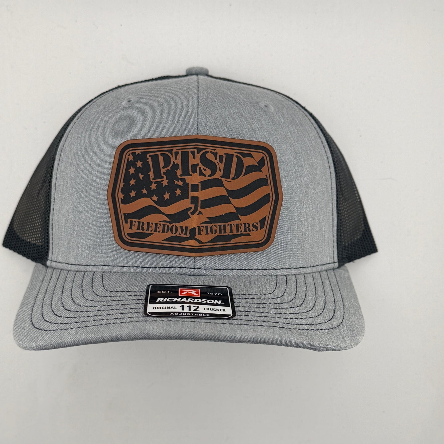 PTSD Freedom Fighter Trucker Hat (Nautical Salute)