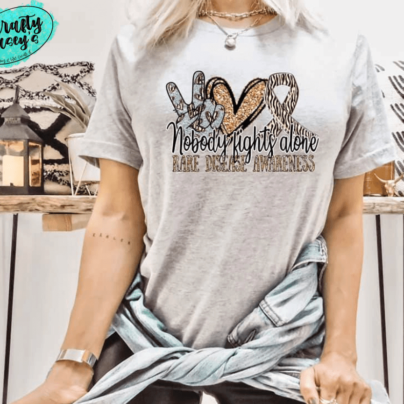 Peace Love & Rare Disease -Awareness Tee's