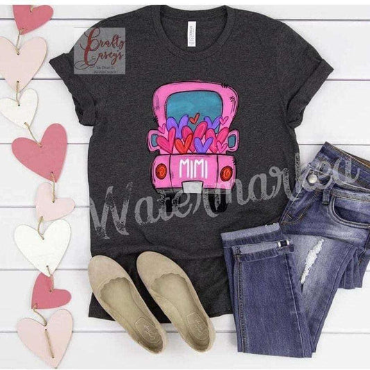 Personalized Valentine Trucks Loads Of Love -Unisex T-shirts