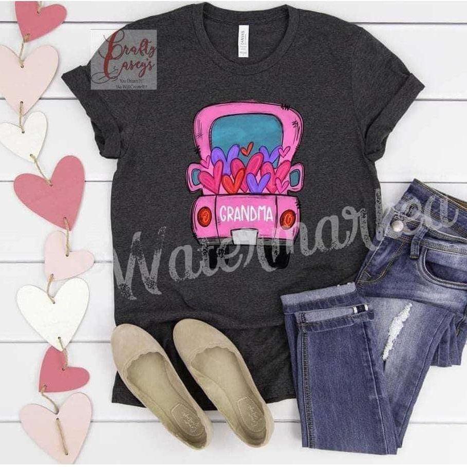 Personalized Valentine Trucks Loads Of Love -Unisex T-shirts