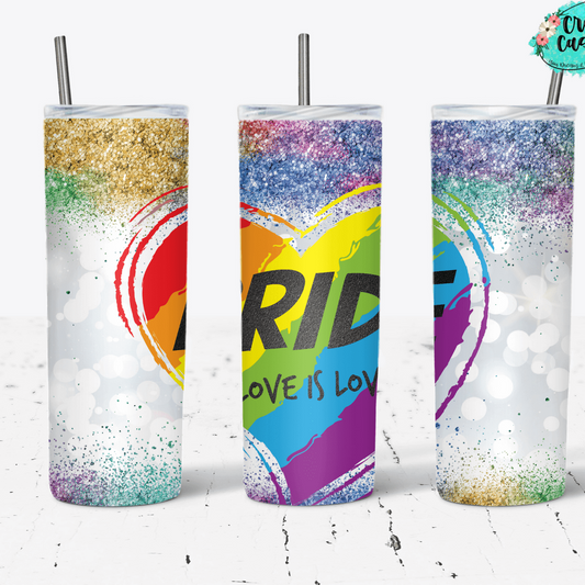 Pride Love Is Love- Pride Month -Drink Tumbler