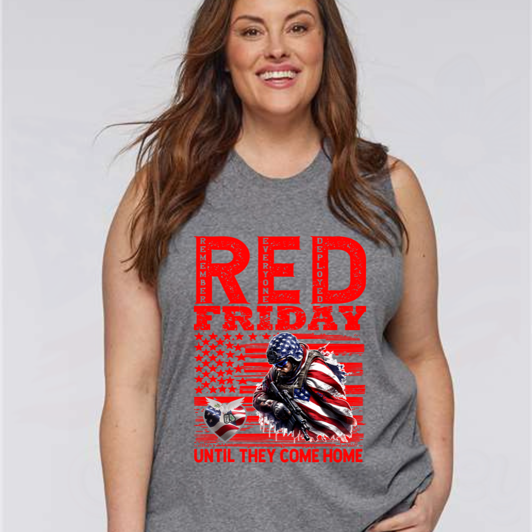 Red Friday- Hope For 22 A Day Tank Tops LAT Apparel Plus Size